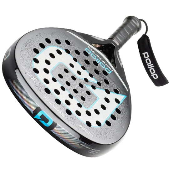 PR1P24BC Pallap Power Velocity Pro 01 Padel Racket (Black/Carbon)