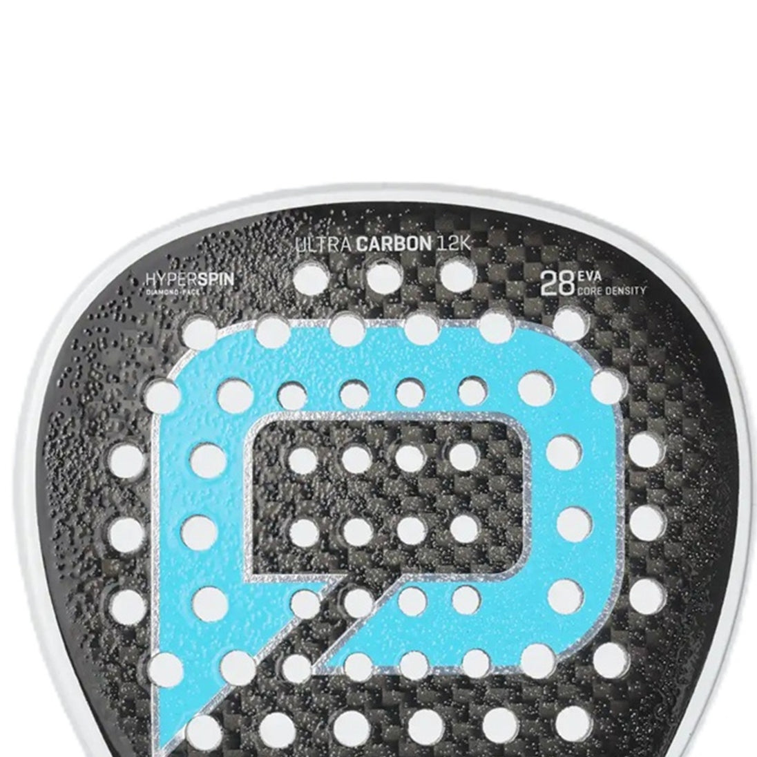 PR1T24WC Pallap Power Velocity Team 01 Padel Racket (White/Carbon)