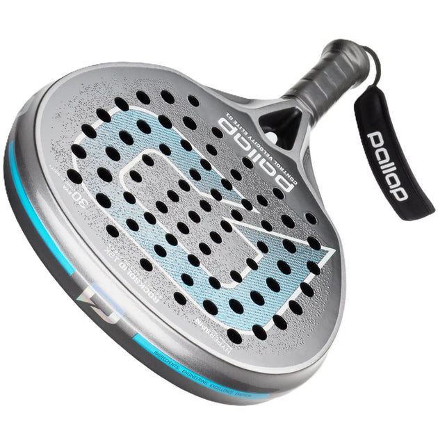 PR3E24SC Pallap Control Velocity Elite 01 Padel Racket (Silver/Carbon)