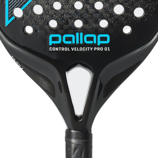 PR3P24BC Pallap Control Velocity Pro 01 Padel Racket (Black/Carbon)