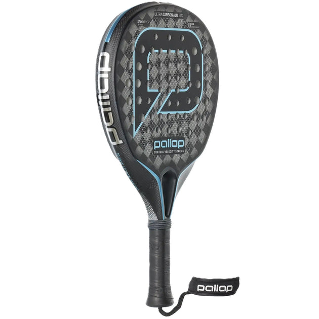 PR3S24SC Pallap Control Velocity Star 01 Padel Racket (Silver/Carbon)