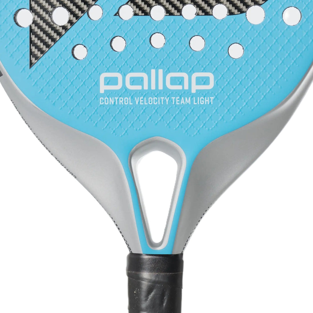 PR3T24LSB Pallap Control Velocity Team Light 01 Padel Racket (Silver/Blue)