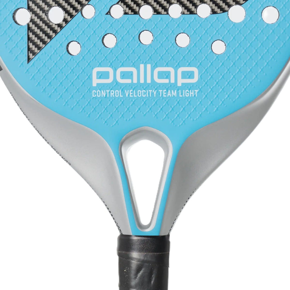 PR3T24LSB Pallap Control Velocity Team Light 01 Padel Racket (Silver/Blue)