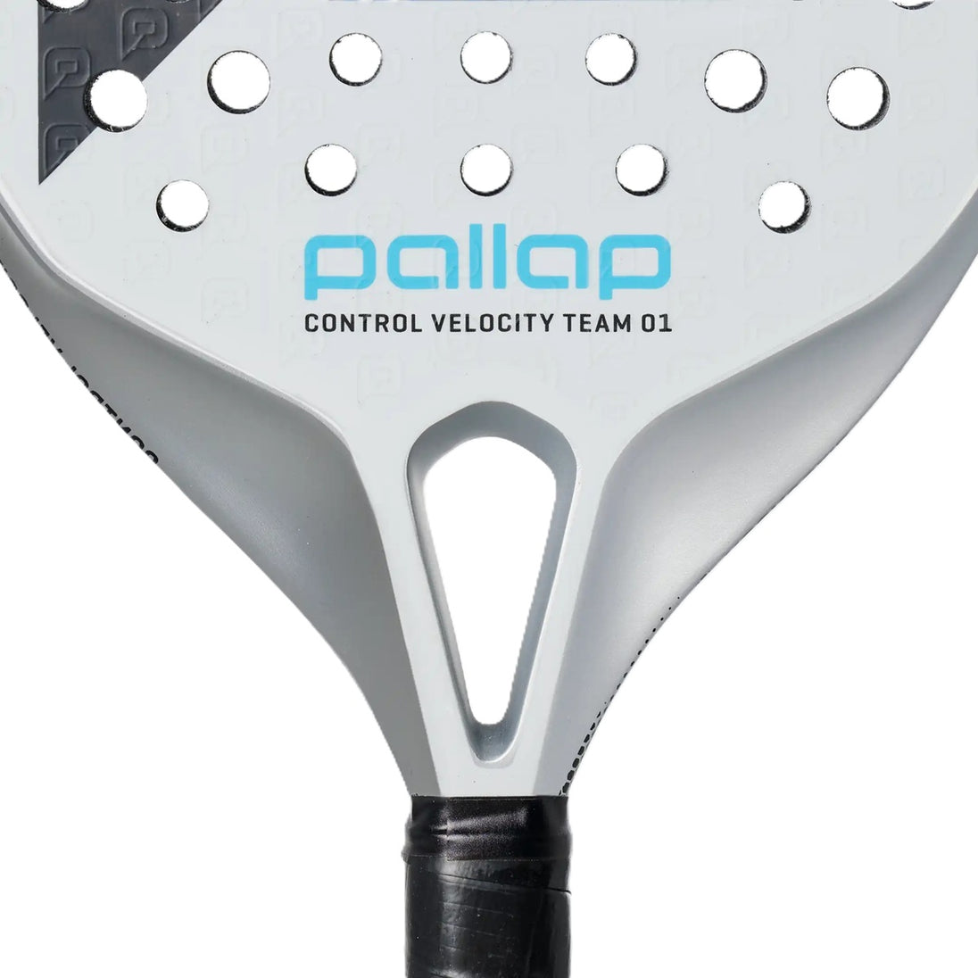 PR3T24SW Pallap Control Velocity Team 01 Padel Racket (Silver/White)