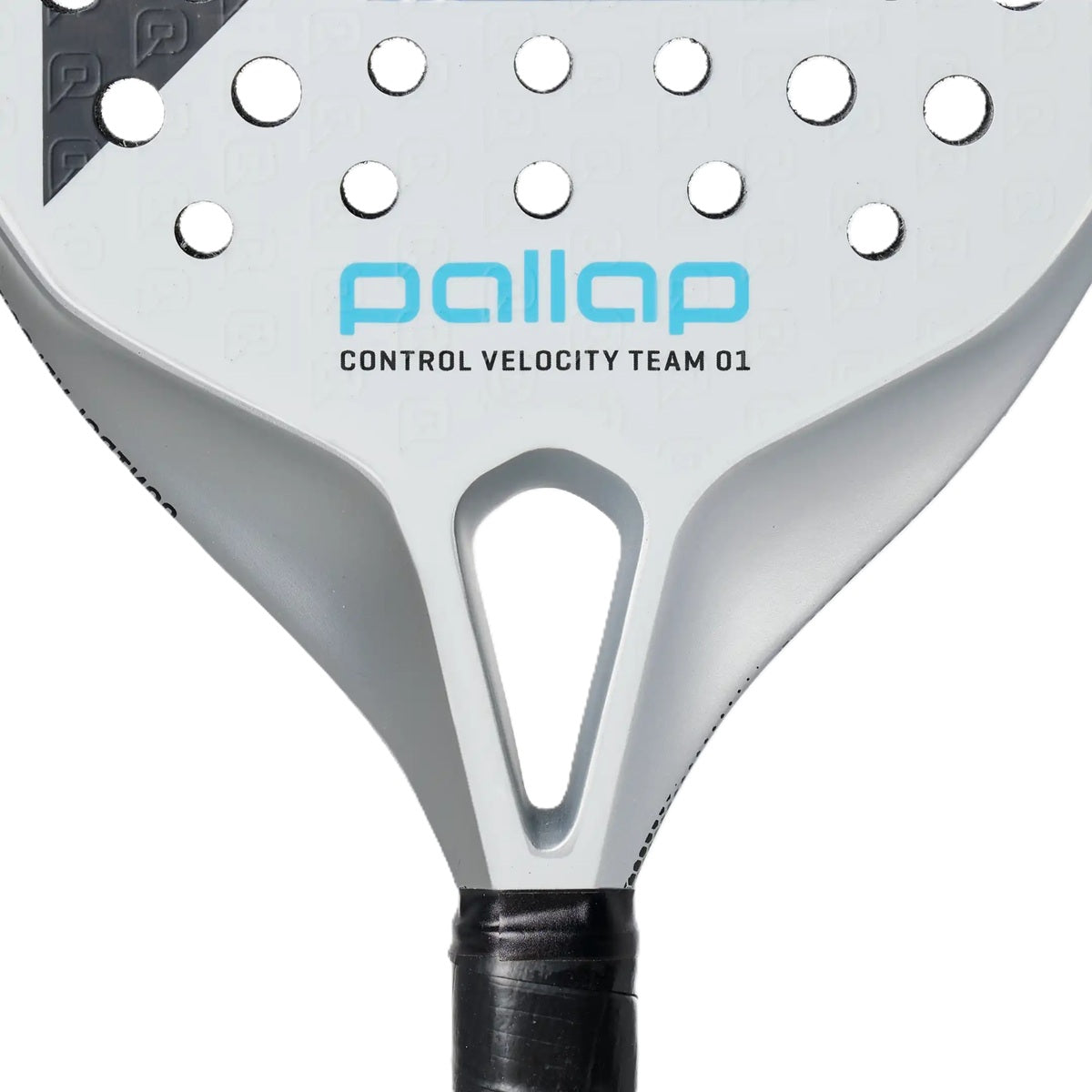 PR3T24SW Pallap Control Velocity Team 01 Padel Racket (Silver/White)