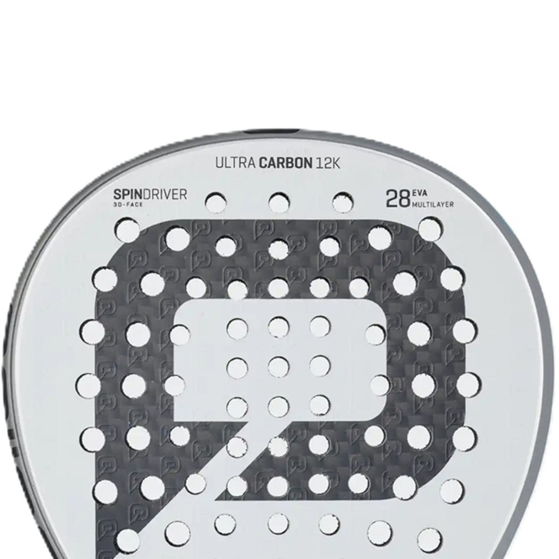 PR3T24SW Pallap Control Velocity Team 01 Padel Racket (Silver/White)