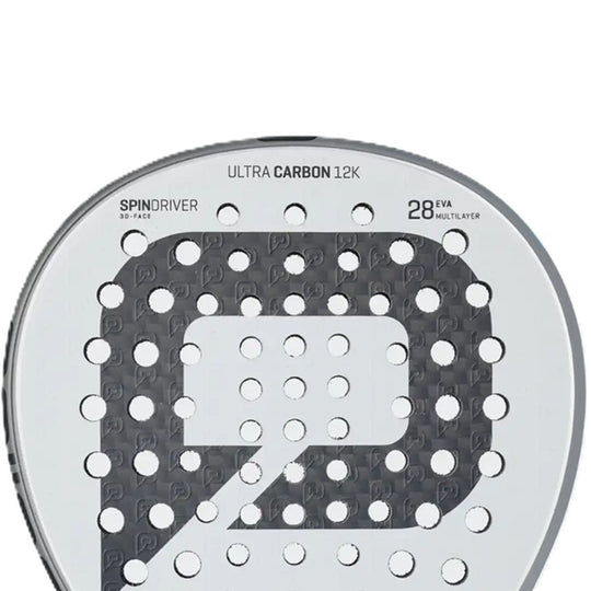 PR3T24SW Pallap Control Velocity Team 01 Padel Racket (Silver/White)
