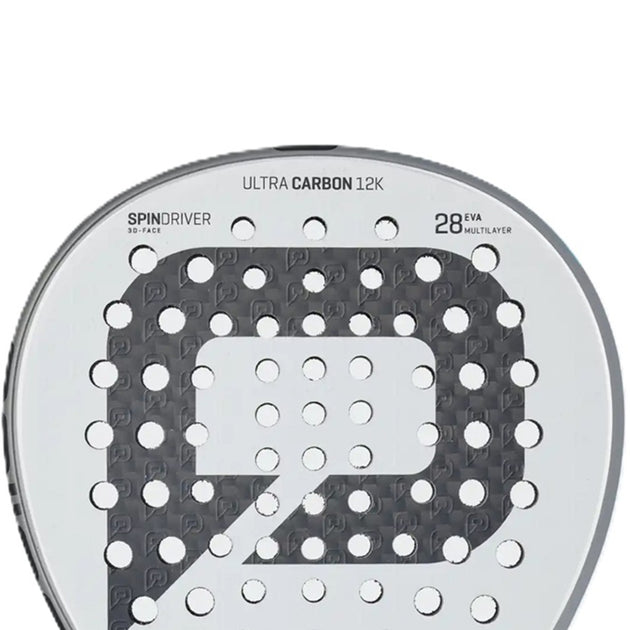 PR3T24SW Pallap Control Velocity Team 01 Padel Racket (Silver/White)