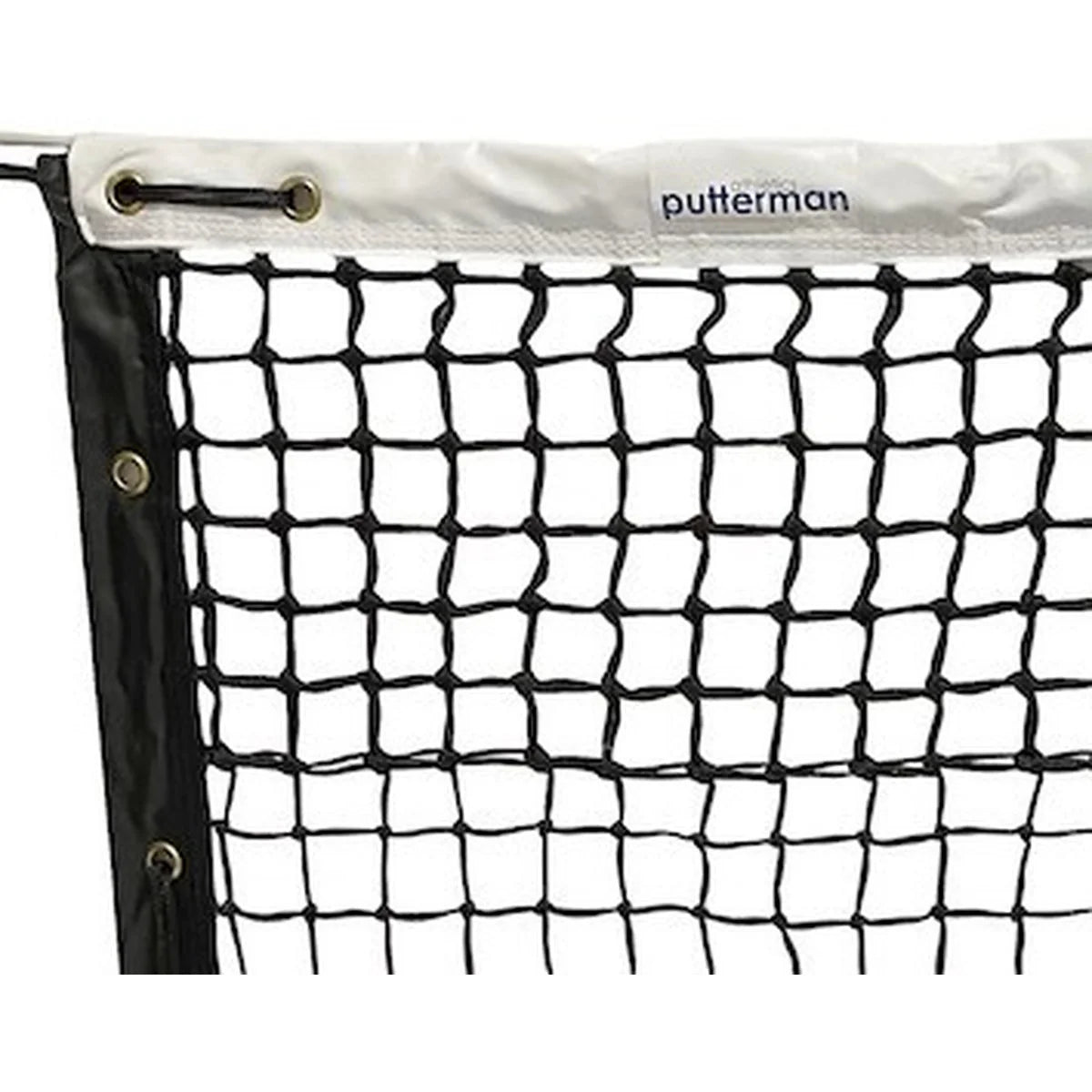 Putterman 3.0mm Recreational Tennis Nets (Black) - Double Braided
