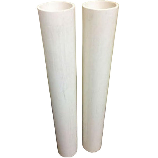 Putterman PVC Post Sleeves For Tennis or Pickleball (White)