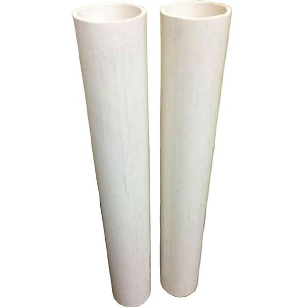 Putterman PVC Post Sleeves For Tennis or Pickleball (White)