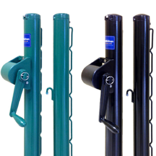 PROP1 Putterman Round Tennis Post With External Wind (2 7/8 Inch OD)