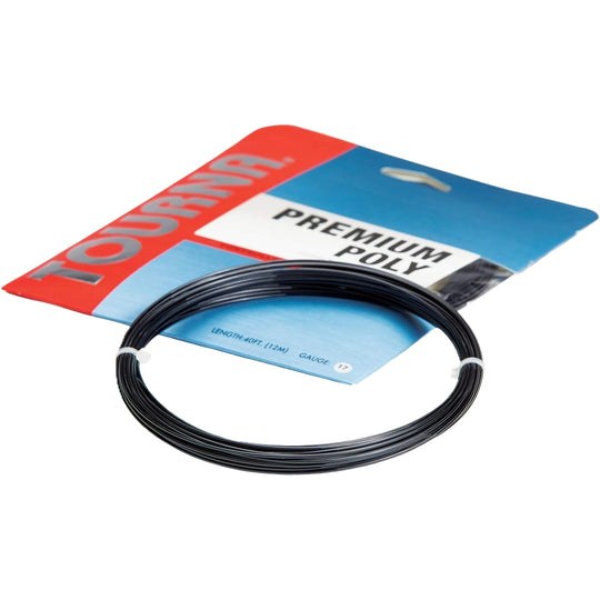 PS-BK Tourna Premium Poly Tennis String Black (Set)