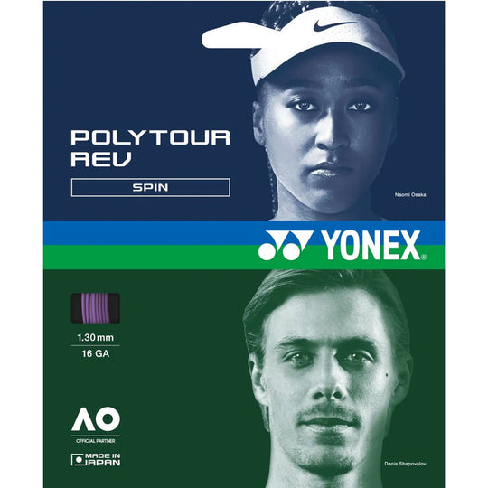 PTGP130MP Yonex PolyTour Pro 130 Tennis String (Set) Midnight Purple