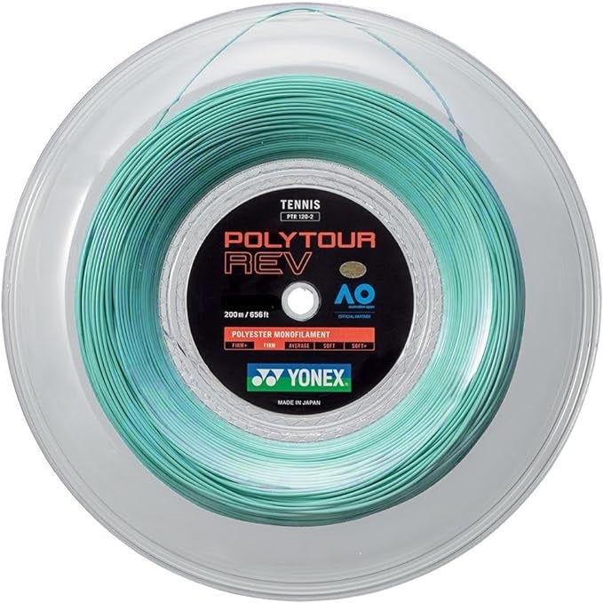 Yonex POLYTOUR  Rev 17g Tennis String (Reel) - Mint
