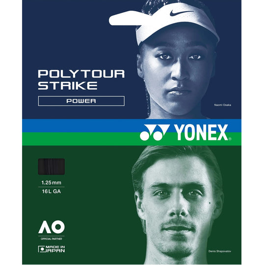 PTGST125 Yonex PolyTour Strike 125 Tennis String (Set)