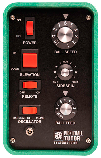 The Pickleball Tutor Spin Ultra Ball Machine (Random Oscillation)