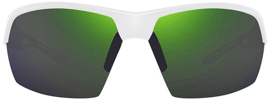 RE1167-09GN Revo Jett Sports Sunglasses (Matte White/Evergreen)