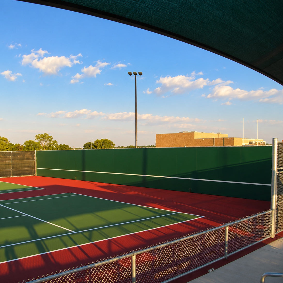 Rally Master Tennis Backboards -Full Lenght of back court