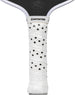 ROB1010 Gamma Raw Carbon Fiber Obsidian 10 Pickleball Paddle (White)