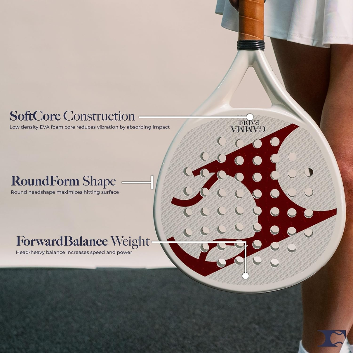 RPBRO10_Gamma_Brooks_Padel_Racket