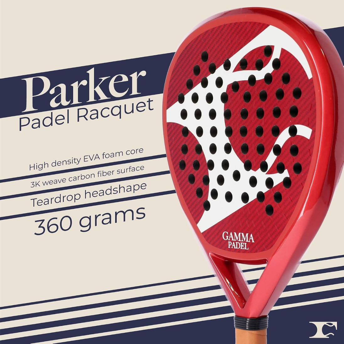 RPPAR10_Gamma_Parker_Padel_Racket