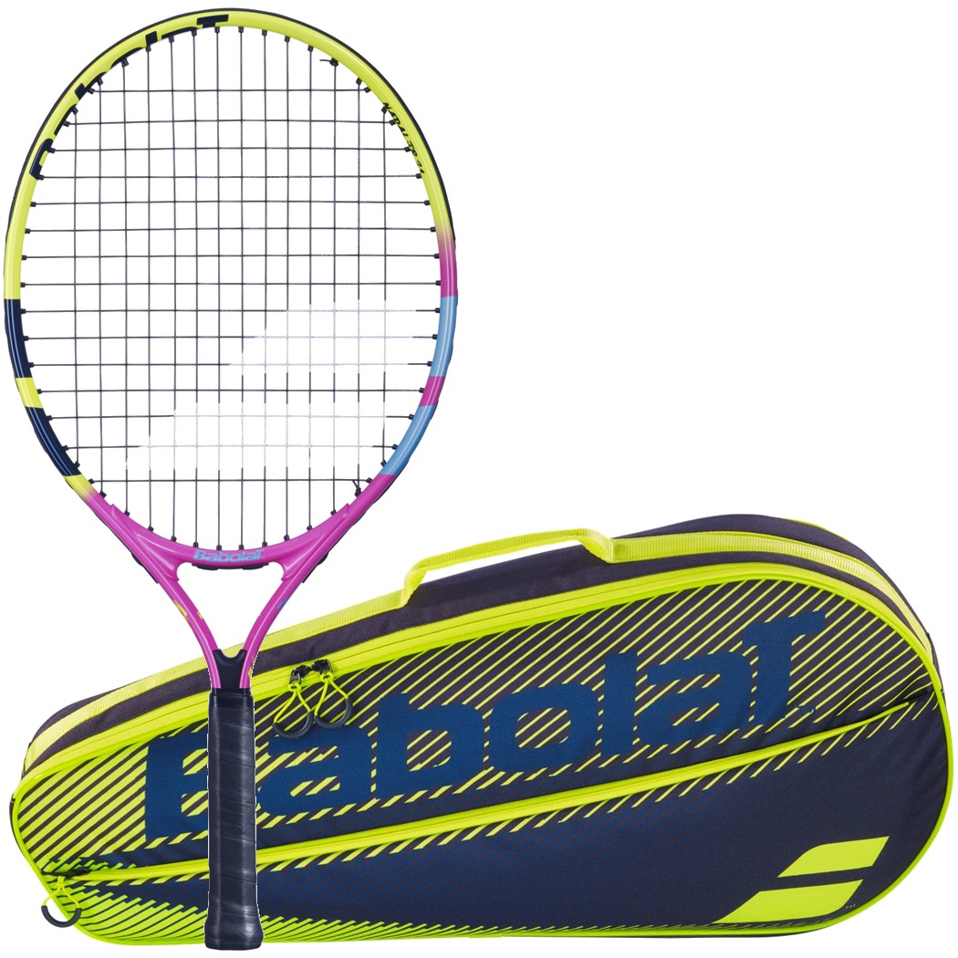 Babolat Nadal Junior Yellow Club Tennis Starter Kit - Rafa Edition - Ages 3 to 12