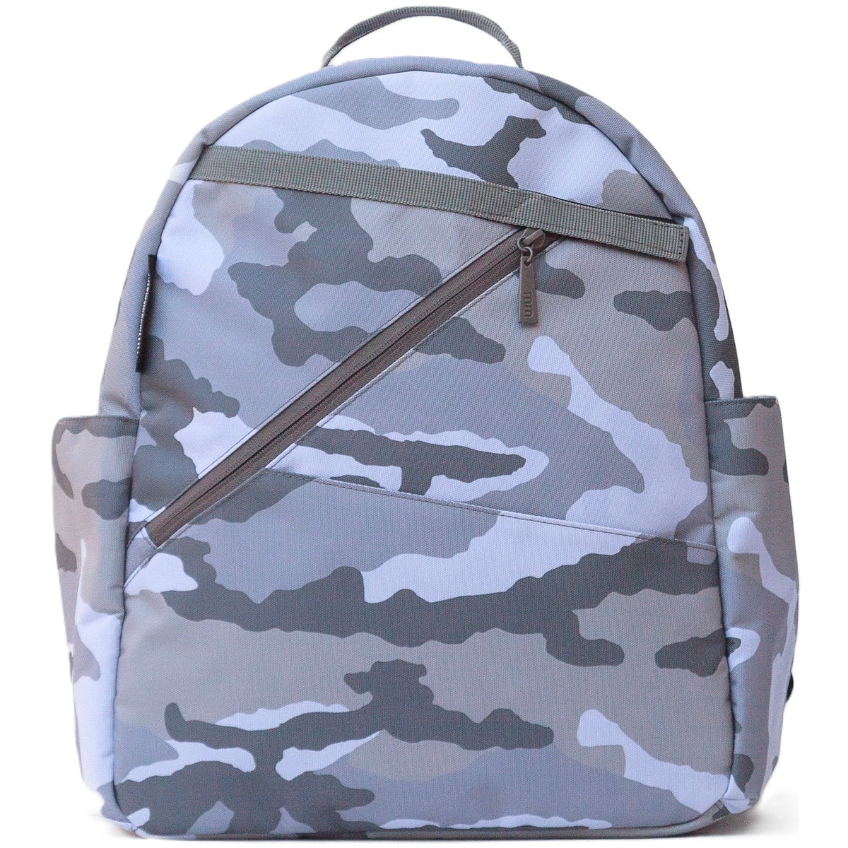 Maggie Mather Tennis, Pickleball & Padel Sling Backpack (Grey Camo)