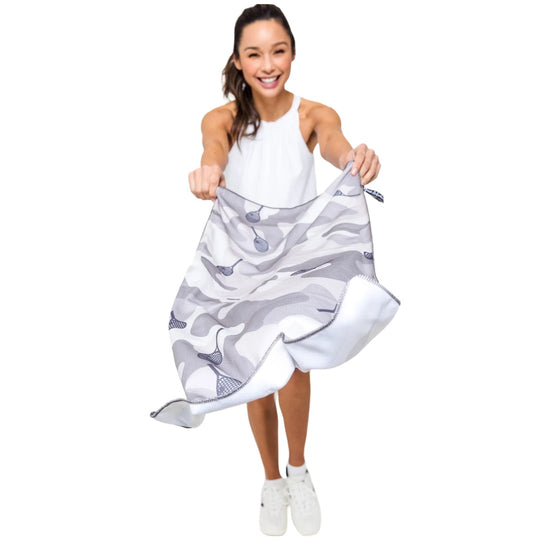 SPTWL197 Ame & Lulu Tennis Towel (Grey Camo)