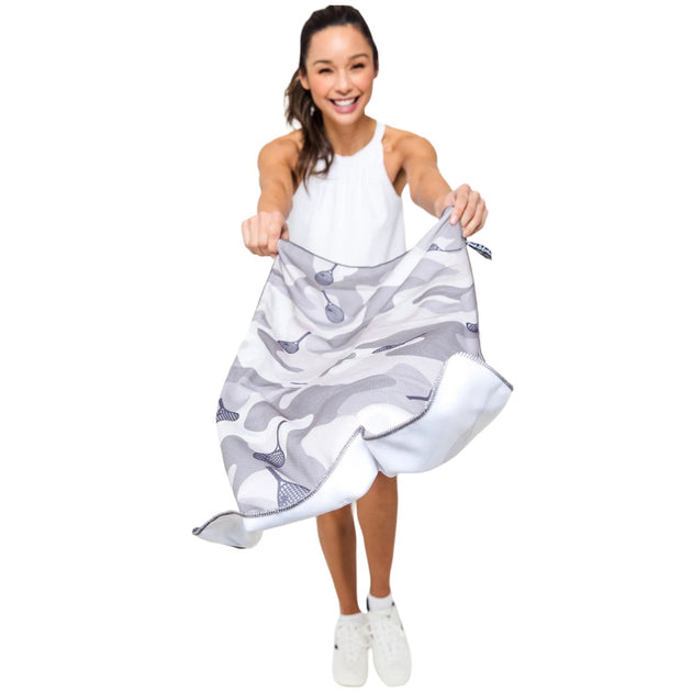 SPTWL197 Ame & Lulu Tennis Towel (Grey Camo)
