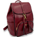 SRBPMRN NiceAces Women's SARA Handmade Vegan Tennis Backpack (Maroon)