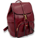 SRBPMRN NiceAces Women's SARA Handmade Vegan Tennis Backpack (Maroon)
