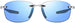 SRDE0-CLR Revo Descend Fold Sports Sunglasses (Crystal/Blue Water)