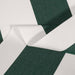 SunTrends  Replacement Canvas for Cabanas - Color Swatch - Forrest Green and White Stiped