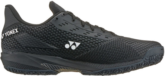 STAACCBK Yonex Men’s Power Cushion AD-ACCEL Clay Court Tennis Shoes (Black)