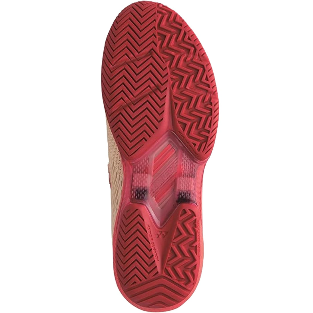 STAACLBPK Yonex Women’s Power Cushion AD-ACCEL All Court Tennis Shoes (Beige/Pink)