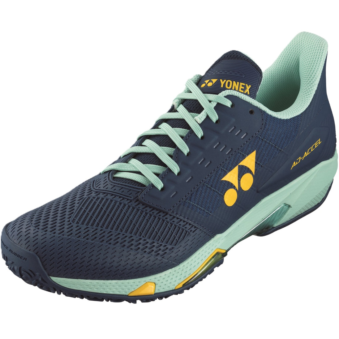 STAACTBL Yonex Men’s Power Cushion AD-ACCEL All Court Tennis Shoes (Teal Blue)