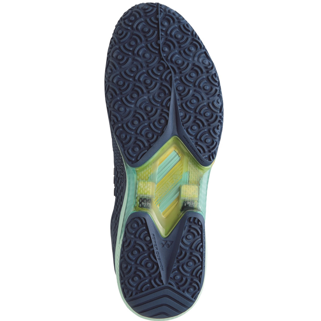 STAACTBL Yonex Men’s Power Cushion AD-ACCEL All Court Tennis Shoes (Teal Blue)
