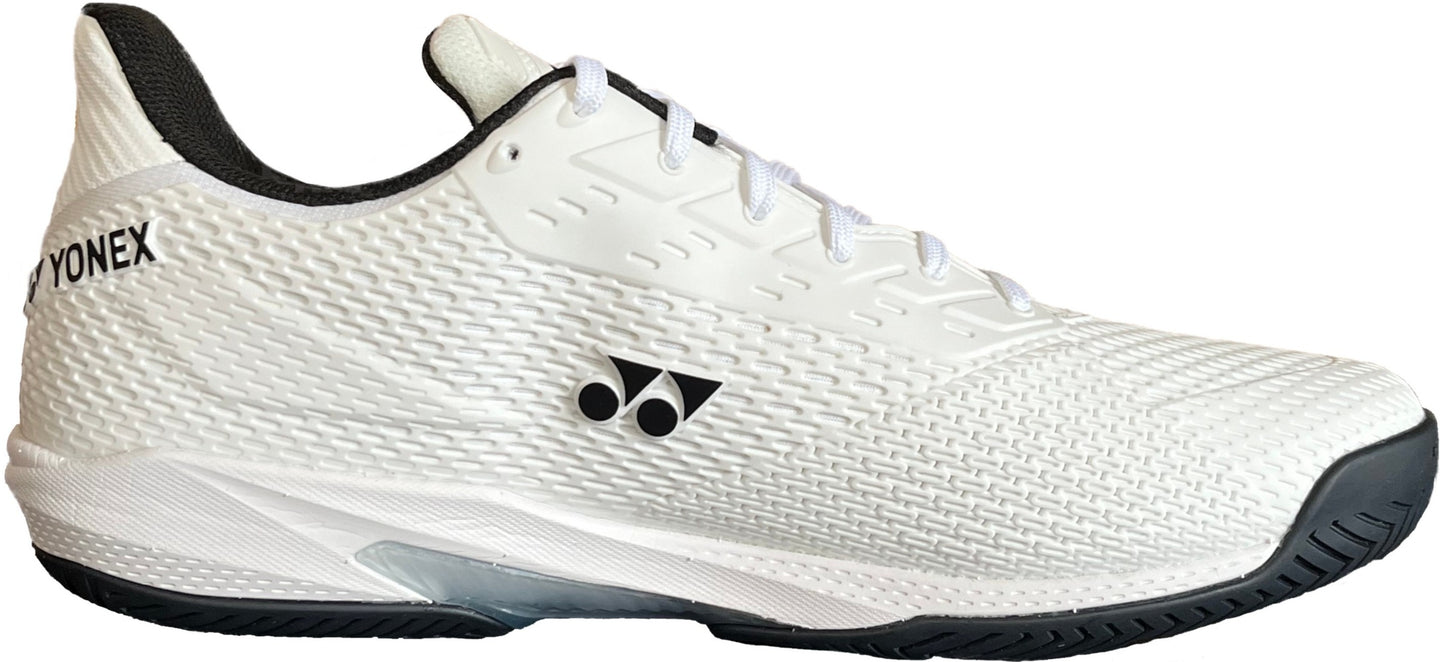 STAACWBK Yonex Men’s Power Cushion AD-ACCEL All Court Tennis Shoes (White Black) right