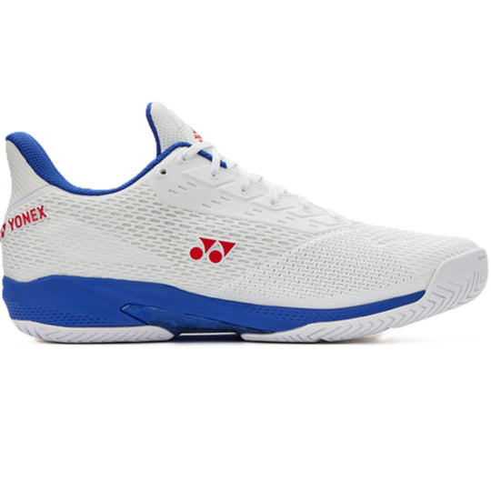 STAACWWPU Yonex Men’s Power Cushion AD-ACCEL All Court Wide Tennis Shoes (White/Periwinkle)