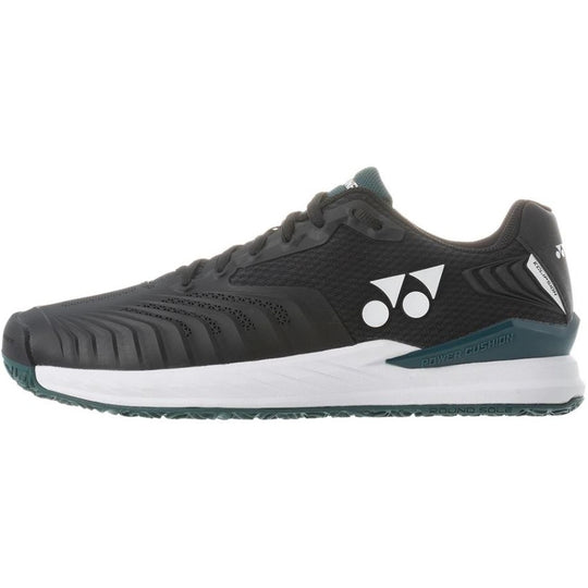 STE4CBKG Yonex Men's Eclipsion 4 Clay Court Tennis Shoes (Black/Green)