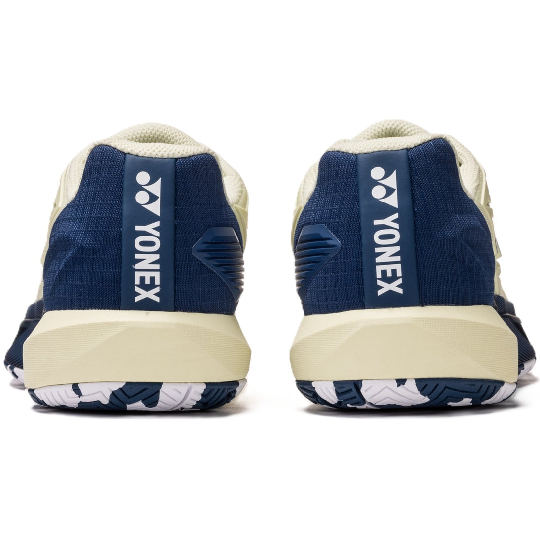 STE5LACHN Yonex Women's Power Cushion Eclipsion 5 Tennis Shoes (Champagne/Navy Blue)