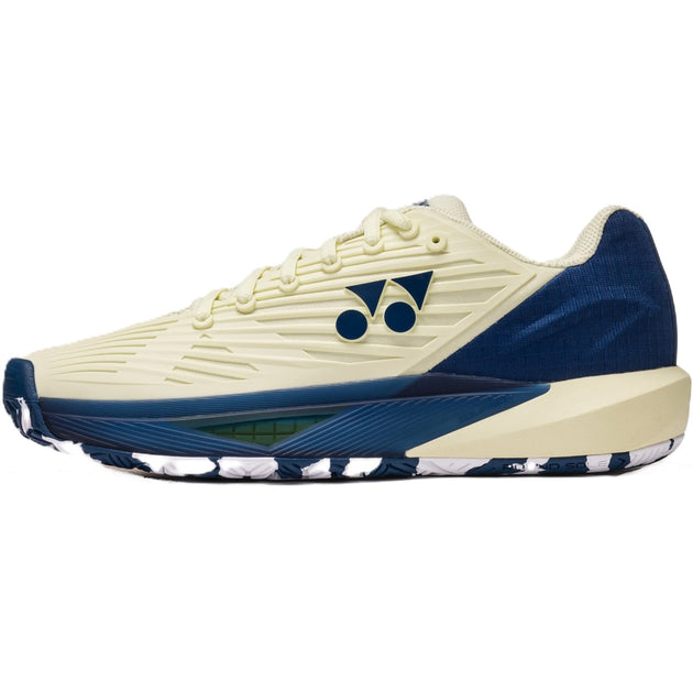 STE5LACHN Yonex Women's Power Cushion Eclipsion 5 Tennis Shoes (Champagne/Navy Blue)