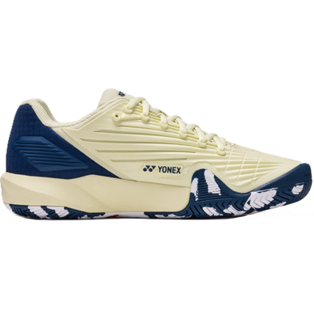 STE5LACHN Yonex Women's Power Cushion Eclipsion 5 Tennis Shoes (Champagne/Navy Blue)