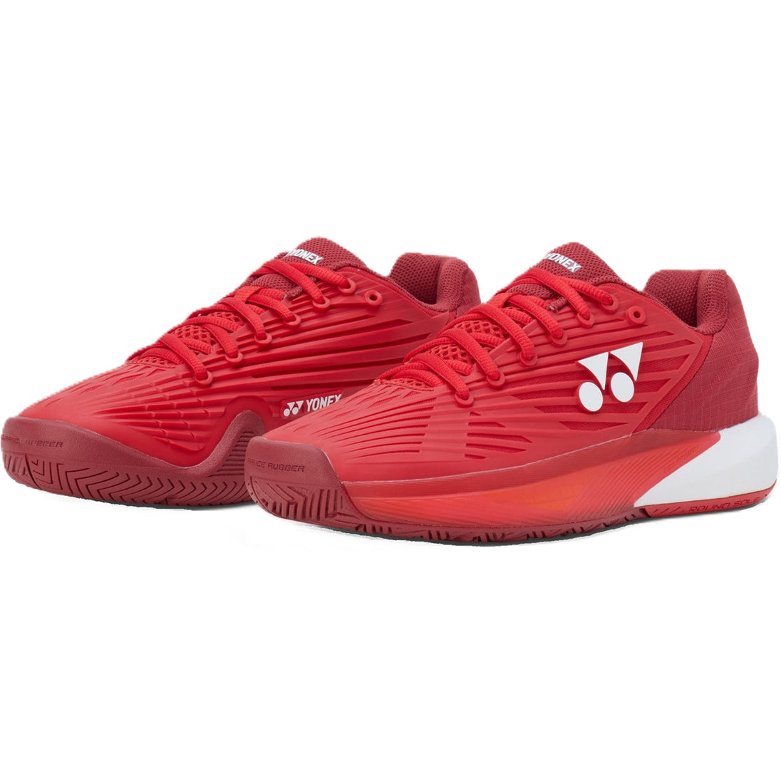 STE5LTR Yonex Women's Power Cushion Eclipsion 5 Tennis Shoes (Tango Red)