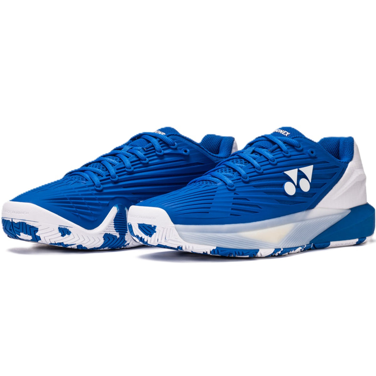 STE5MABLW Yonex Men's Power Cushion Eclipsion 5 Tennis Shoes (Blue/White)