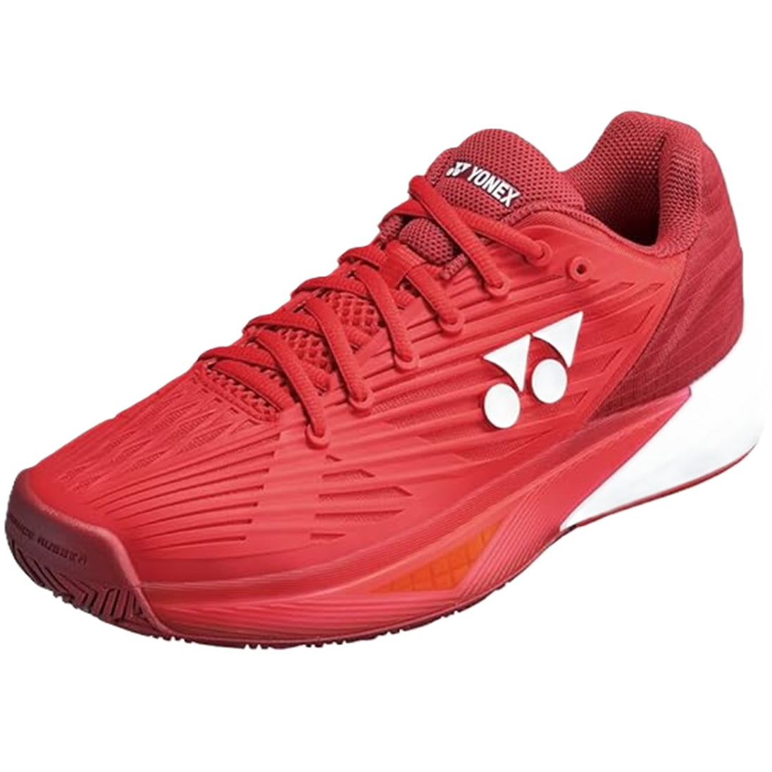STE5TR Yonex Men's Power Cushion Eclipsion 5 Tennis Shoes (Tango Red)