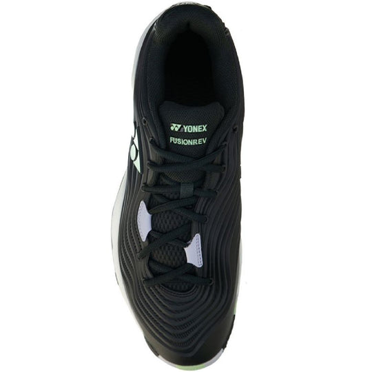 STFR5CBK Yonex Men's Fusion Rev 5 Clay Tennis Shoes (Black)