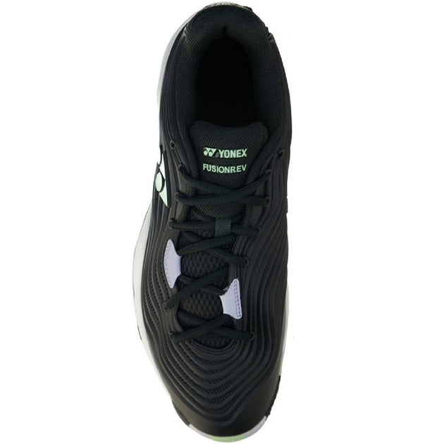 STFR5CBK Yonex Men's Fusion Rev 5 Clay Tennis Shoes (Black)