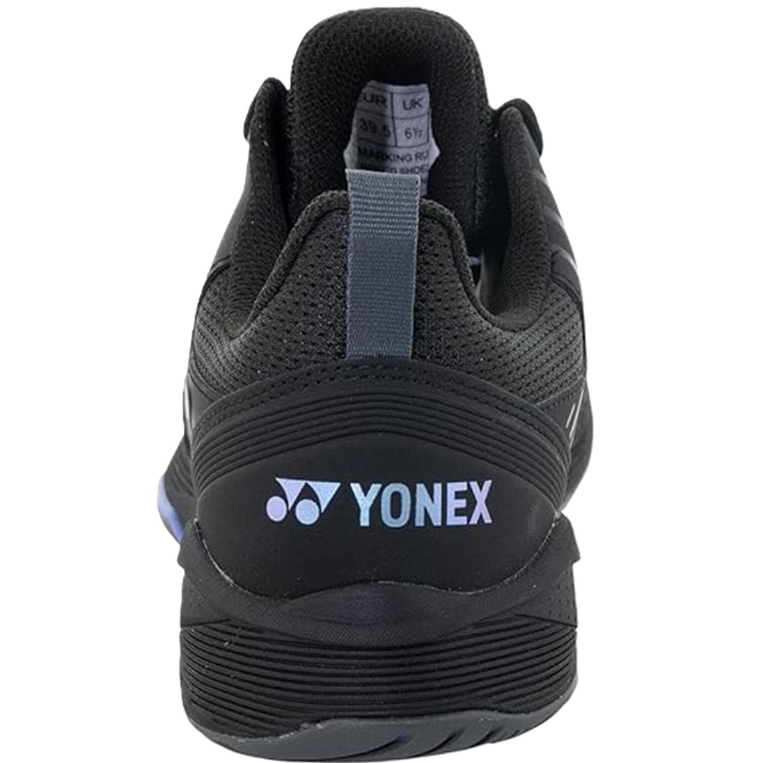 STS3BK Yonex Men`s Power Cushion Sonicage 3 Tennis Shoes (Black) - Heel